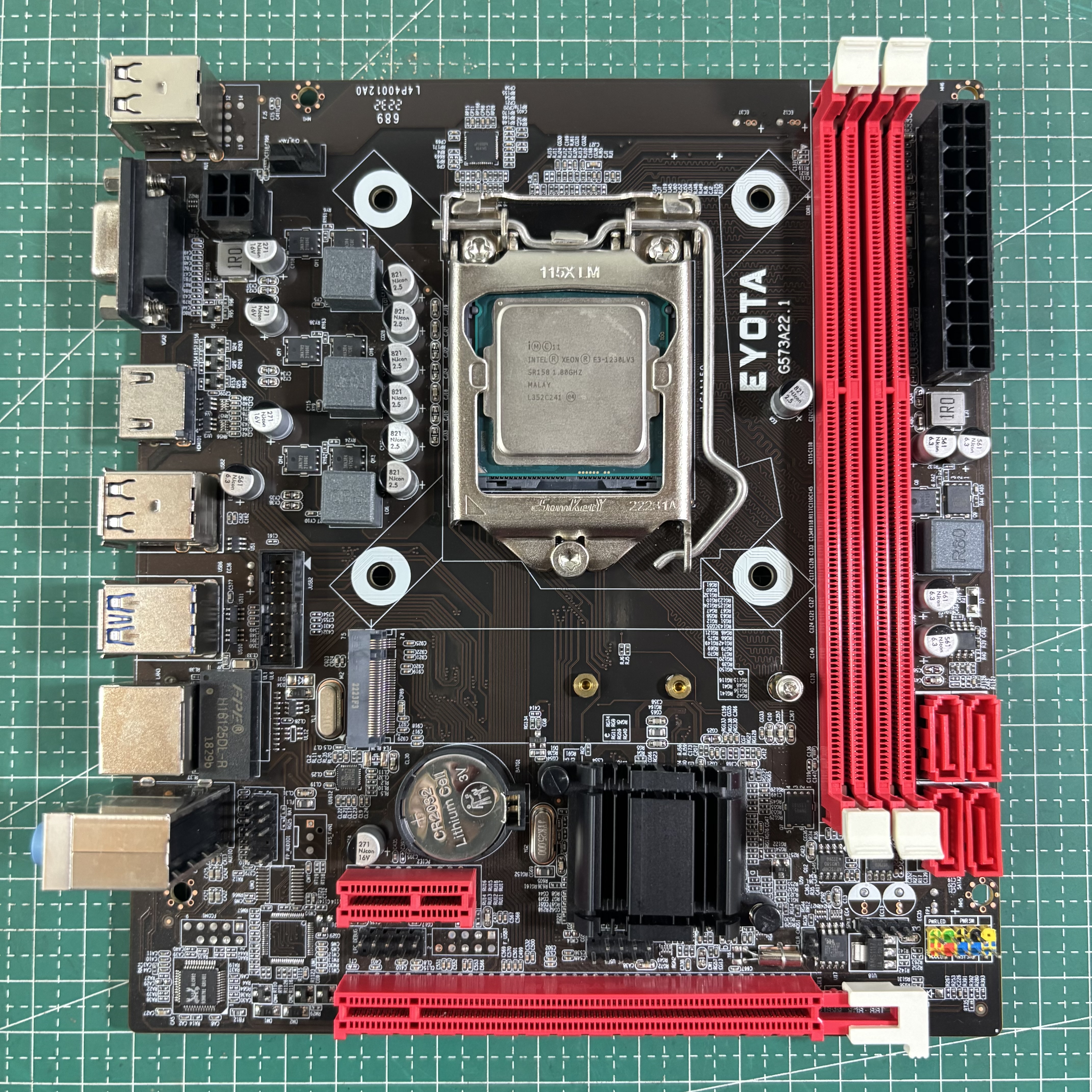 Paketan Xeon E3 1230 + Motherboard Eyota H81